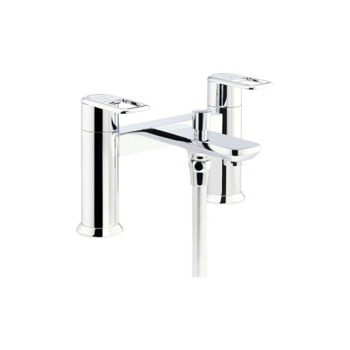 Abode Levarto Deck Mounted Bath Shower Mixer - Chrome | Bath