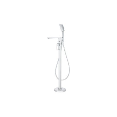 Abode Levarto Floor Standing Bath Shower Mixer - Chrome | Ba