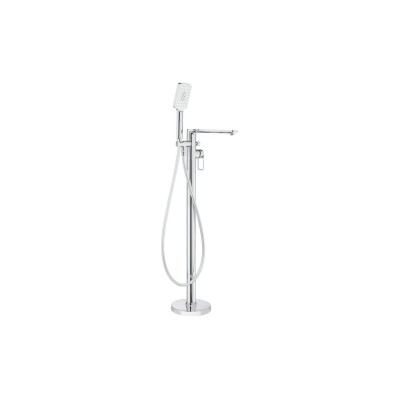 Abode Levarto Floor Standing Bath Shower Mixer - Chrome | Ba 2