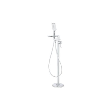 Abode Levarto Floor Standing Bath Shower Mixer - Chrome | Ba