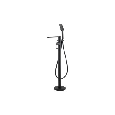 Abode Levarto Floor Standing Bath Shower Mixer - Matt Black 2