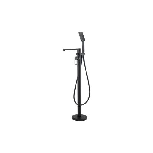 Abode Levarto Floor Standing Bath Shower Mixer - Matt Black
