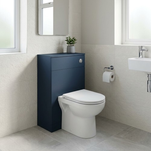 Sintra 500mm WC Unit - Matt Deep Blue | BathroomKing 2