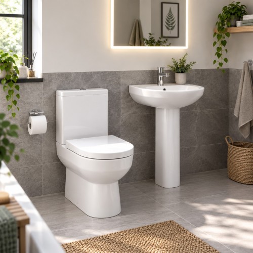 Logrono 4-Piece Ceramics Suite | BathroomKing