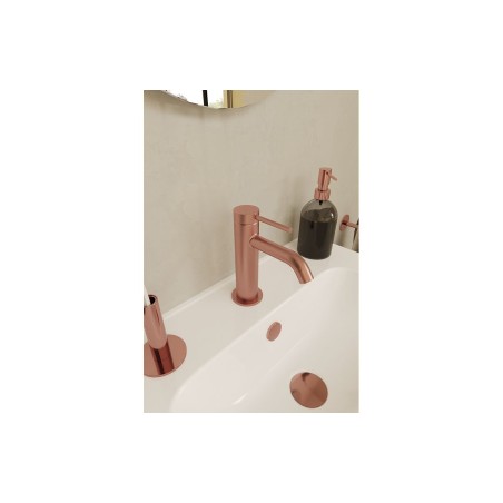VitrA Minimax Round Standard Basin Mixer - Brushed Bronze |