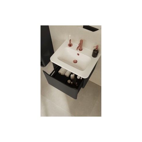 VitrA Minimax Round Large Basin Mixer - Brushed Bronze | Bat