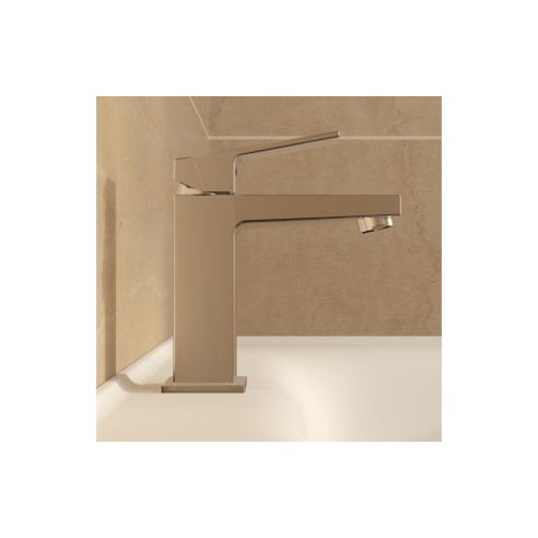 VitrA Minimax Square Standard Basin Mixer - Chrome | Bathroo