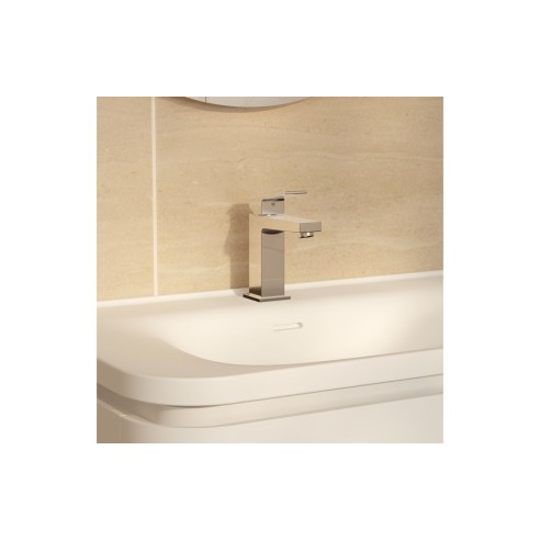 VitrA Minimax Square Standard Basin Mixer - Chrome | Bathroo