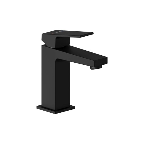VitrA Minimax Square Standard Basin Mixer - Matt Black | Bat