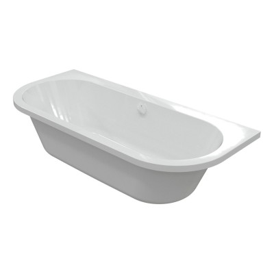 Sassari 1700mm Double Ended Back to Wall Bath | BathroomKing 2