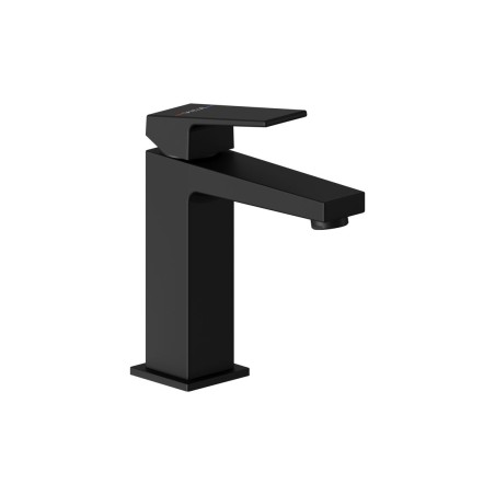 VitrA Minimax Square Large Basin Mixer - Matt Black | Bathro