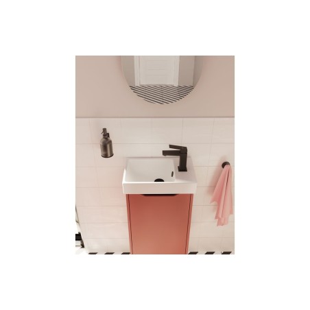 VitrA Minimax Square Large Basin Mixer - Matt Black | Bathro