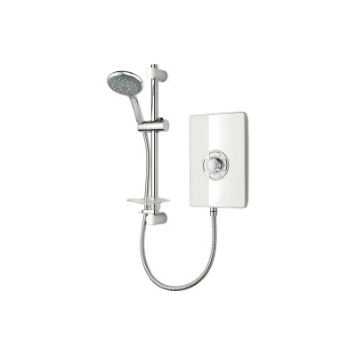 Triton Aspirante 9.5kW Contemporary Electric Shower - White