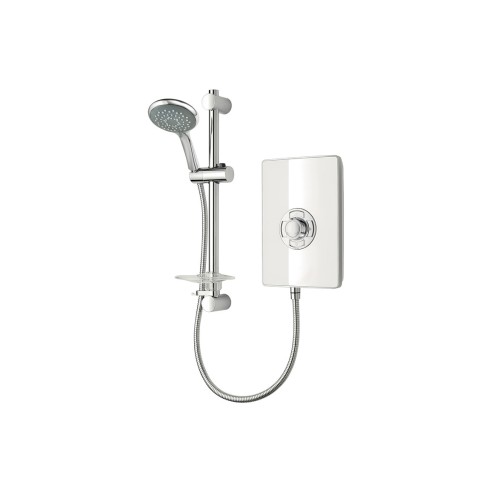 Triton Aspirante 9.5kW Contemporary Electric Shower - White