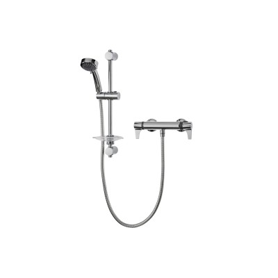 Triton Exe Lever Cool Touch Bar Mixer Shower - Chrome | Show