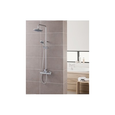 Triton Dene Thermostatic Bar Mixer Shower w/Diverter - Chrom 2