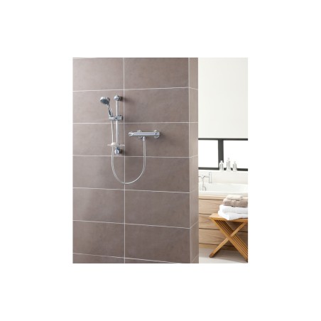 Triton Dene Cool-Touch Thermostatic Bar Mixer Shower - Chrom