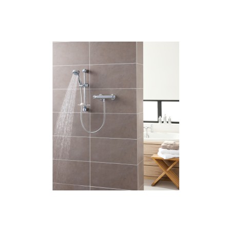 Triton Dene Cool-Touch Thermostatic Bar Mixer Shower - Chrom
