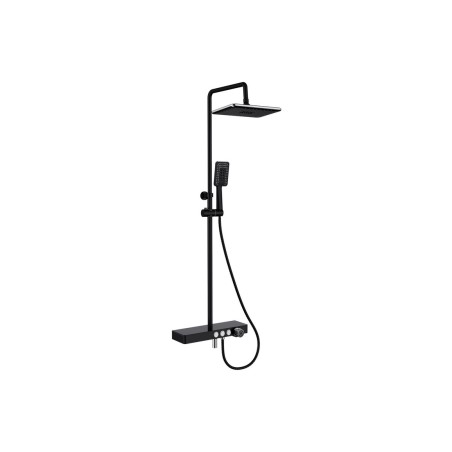 Vema Thermostatic Shower Column w/Fixed Head  Riser  Shelf &