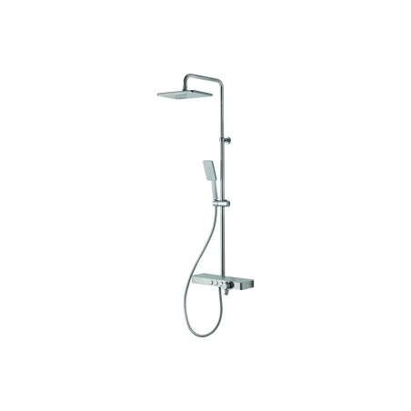Vema Thermostatic Shower Column w/Fixed Head  Riser  Shelf &