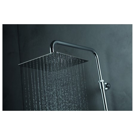 Vema Thermostatic Shower Column w/Fixed Head  Riser  Shelf &
