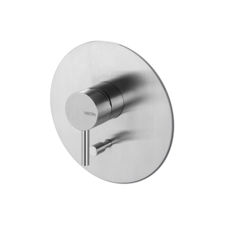 Vema Tiber Two Outlet Shower Mixer w/Diverter - St/Steel | S