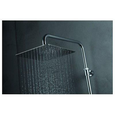 Vema Tiber 400mm Shower Arm - St/Steel | Showers | BathroomK 2