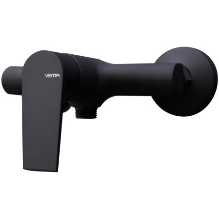 Vema Timea Black Single Outlet Bar Valve | Showers | Bathroo
