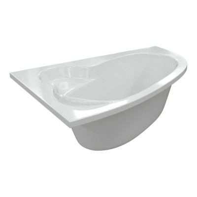 Prato 1500x950x600mm 0TH Offset Corner Bath w/Legs (LH) | Ba 2