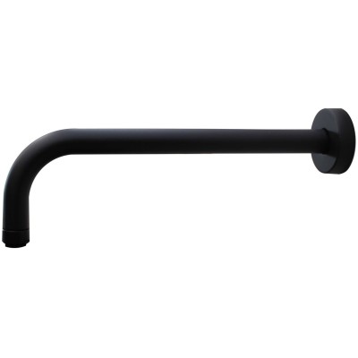 Vema Timea Black 300mm Shower Arm | Showers | BathroomKing