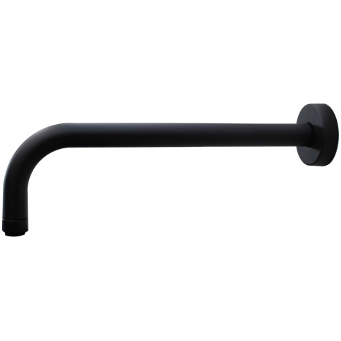 Vema Timea Black 300mm Shower Arm | Showers | BathroomKing