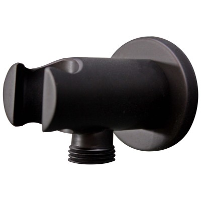 Vema Timea Black Handset Wall Bracket & Outlet | Showers | B