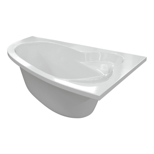 Prato 1500x950x600mm 0TH Offset Corner Bath w/Legs (RH) | Ba