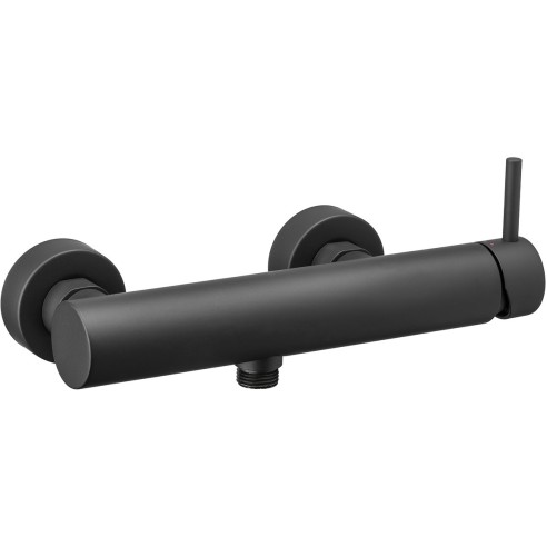 Vema Maira Black Wall Mounted Single Outlet Shower Mixer | S