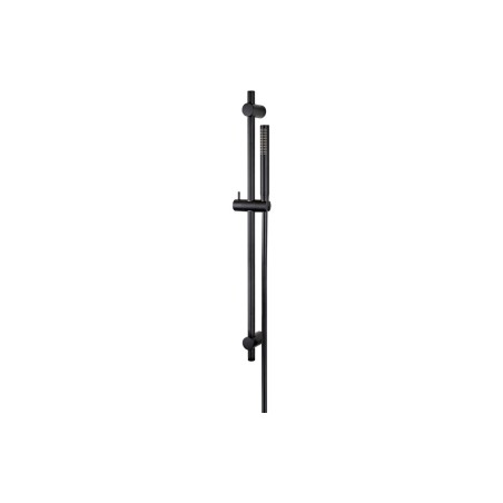 Vema Maira Black ABS Riser Rail w/Hose & Handset | Showers |