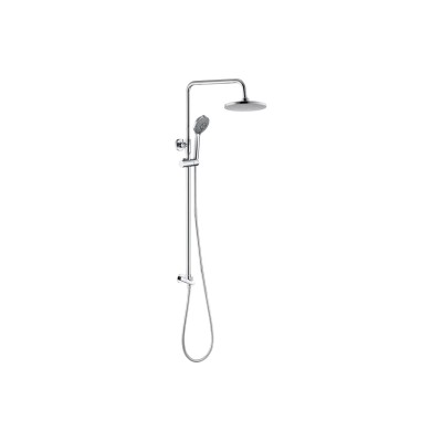 Alfredo Round Shower Kit w/Overhead & Handset | Showers | Ba