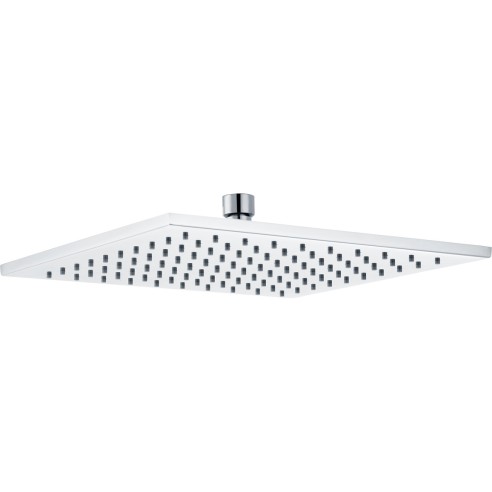 Pancho 250mm Square Showerhead - Chrome | Showers | Bathroom