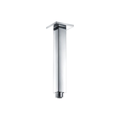 Pancho 180mm Square Ceiling Arm - Chrome | Showers | Bathroo