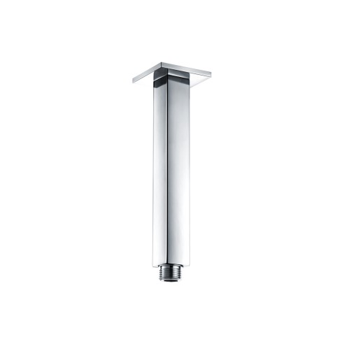 Pancho 180mm Square Ceiling Arm - Chrome | Showers | Bathroo