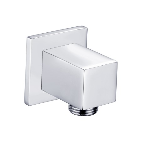 Square Wall Outlet Elbow - Chrome | Showers | BathroomKing