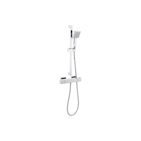Apollo Cool-Touch Thermostatic Bar Mixer Shower - Chrome | S