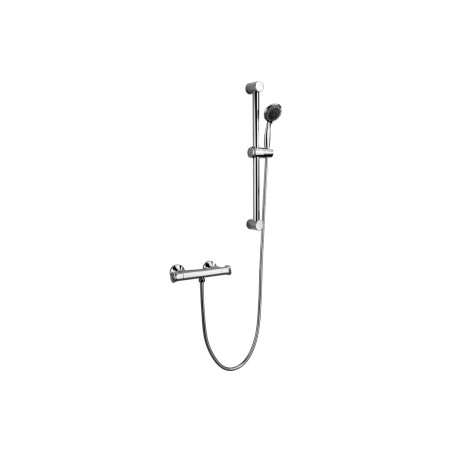 Eros Low Pressure Thermostatic Bar Mixer Shower - Chrome | S