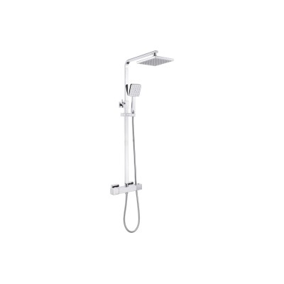 Apollo Cool-Touch Thermostatic Mixer Shower w/Riser & Overhe