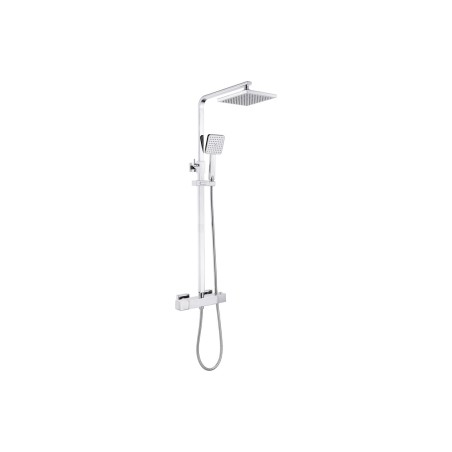 Apollo Cool-Touch Thermostatic Mixer Shower w/Riser & Overhe
