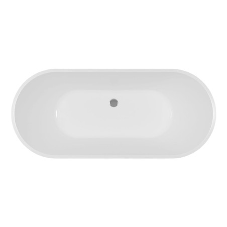 Salerno Fluted Freestanding 1700x750x570mm 0TH Bath | Baths