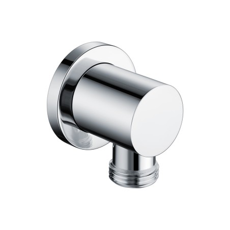 Round Wall Outlet Elbow - Chrome | Showers | BathroomKing