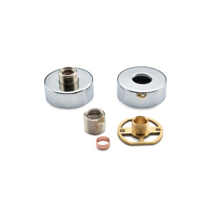 Exposed Shower Valve Fast Fitting Kit Round (Pair) | Showers