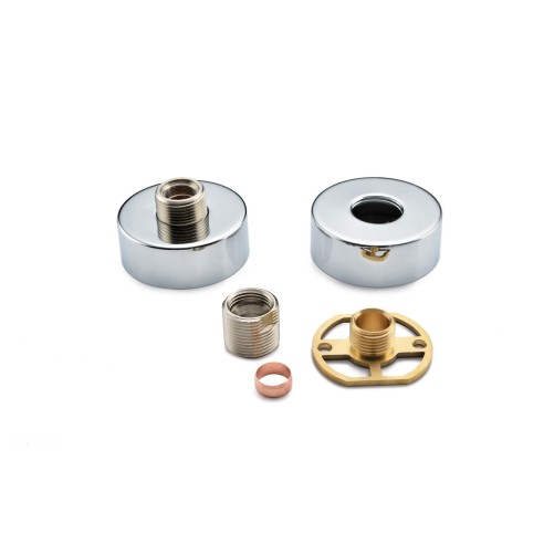 Exposed Shower Valve Fast Fitting Kit Round (Pair) | Showers