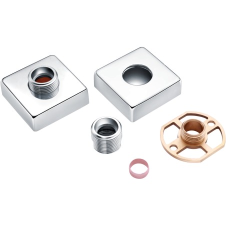 Exposed Shower Valve Fast Fitting Kit Square (Pair) | Shower