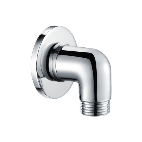 Zeus Traditional Wall Outlet Elbow - Chrome | Showers | Bath